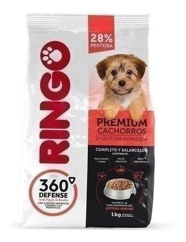 Ringo Premium Cachorros 360 Defenses - 1 Kg