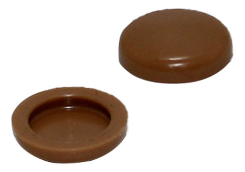 Tampinha Para Parafuso Clp Cor Mel - 200 Unidades Liso