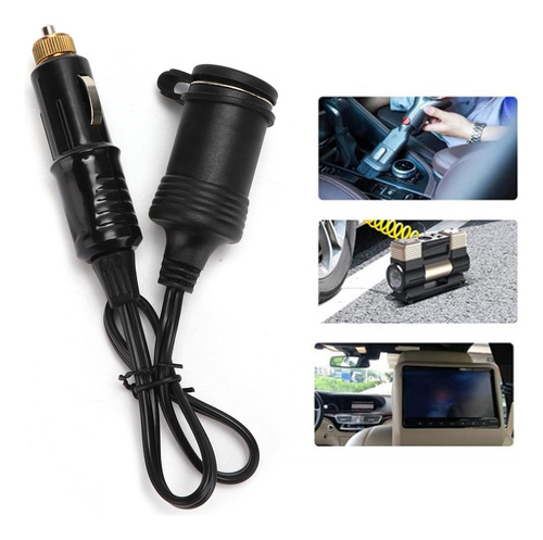 Cable De Extensión Del Enchufe Del Encendedor De Cigarrillos