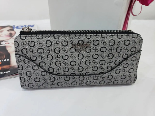 Cartera Para Dama Marca Guess Gris Original | Envío gratis