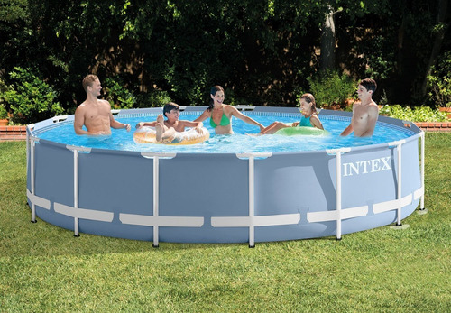 Pileta Estructural Redonda Intex 28728 De 457cm De Diámetro