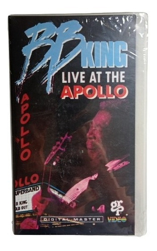 Vhs Original - Bb King - Live At The Apollo - Lacrado 