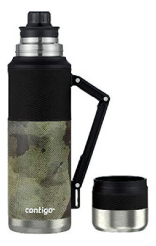 Termo Contigo Cammo De 1200ml Acero Inox Con Pico Matero Cts