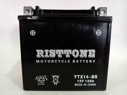 Batería Moto Ytx14-bs Marca Risttone
