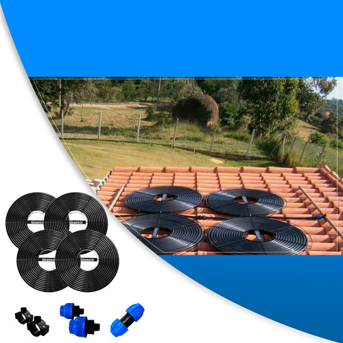 Aquecedor Solar Placa Para Piscinas Ate 16000 Litros