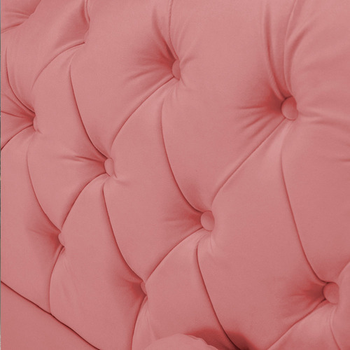 Divã Recamier Mônaco 165 Cm Suede Pés Chanfrado D'rossi Cor Rose