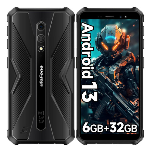 Ulefone Armor X12 Celulares Android 13 6gb+32gb 4860mah Battery Cámara Subacuática De 13mp Pantalla De 5,45 Pulgadas Mobile Phone