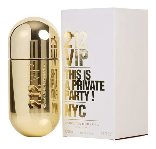 Imagen 3 de 3 de Carolina Herrera 212 VIP VIP EDP 50 ml para mujer