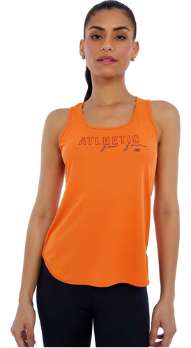 Regata Feminina Alto Giro Skin Fit Inspiracional Esportiva