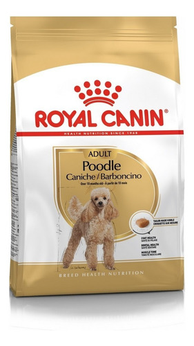 Alimento Royal Canin Breed Health Nutrition Poodle para cão adulto sabor mix em sacola de 1kg