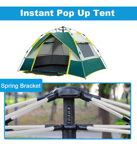 Carpa Familiar Automática Para Acampar, Tiendas De Campaña,