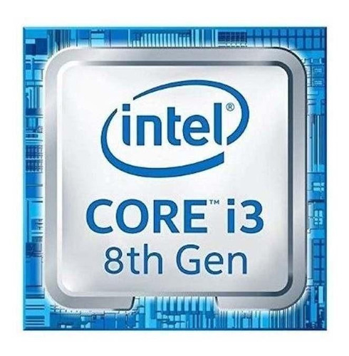 Procesador gamer Intel Core i3-8100 BX80684I38100  de 4 núcleos y  3.6GHz de frecuencia con gráfica integrada