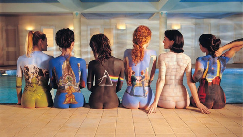 Cuadro Pink Floyd Mujeres Pintadas En Lienzo Canvas Moderno