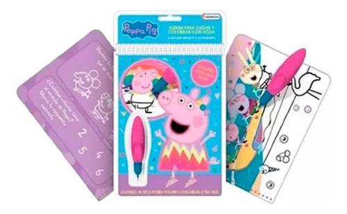 Libro - Peppa Pig [colorea Solo Con Agua] [incluye Lapiz Ma