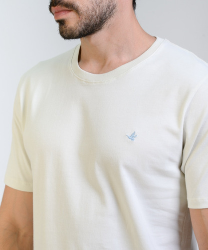 Remeras Hombre Brooksfield Algodón Premium Lisa Moda 1091b