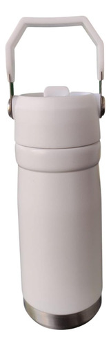 Botella Térmica Deportiva De Acero Inoxidable 550 Ml Toda Blanca