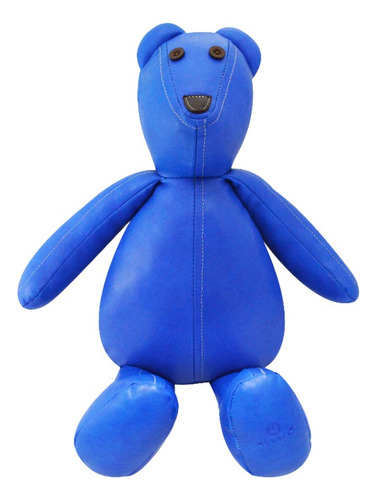 Oso De Piel Color Azul