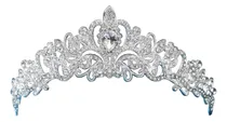 Comprar Coronas Tiaras Plateada 15 Años Novia Reina Princesa Nupcial