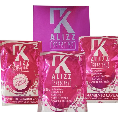 Alisado Kit Capilar Kalizz Caja 60gr