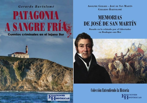 Imagen 1 de 1 de Combo Memorias De Jose De San Martín+patagonia A Sangre Fría
