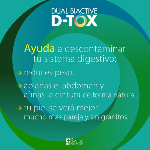 Imagen 5 de 9 de Dual Biactive Dtox Tres Meses X 1 - 180 Tomas