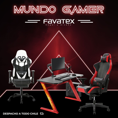 Imagen 7 de 7 de Escritorio Gamer Safira Favatex