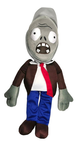 Peluche Plantas Vs Zombies Cubeta Zombie 52cm Nuevo Envío