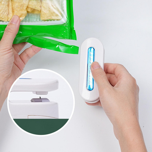 Mini Sellador De Bolsas Con Sellado Térmico 2 En 1,