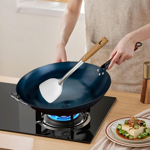Sartén Wok Sartén Salteado For Cocinar Diámetro 30cm