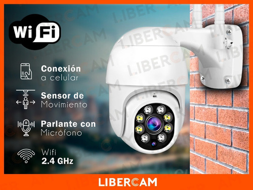 Imagen 5 de 10 de Camara Wifi Exterior Ip Domo Seguridad Inalambrica Microfono