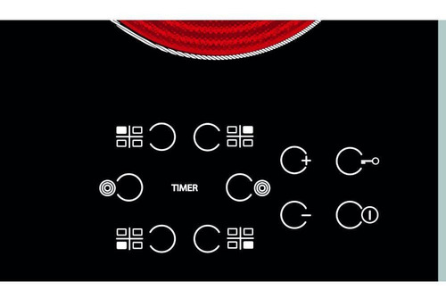 Imagen 4 de 8 de Anafe eléctrico Whirlpool Ispirazione AKT8090 negro 220V