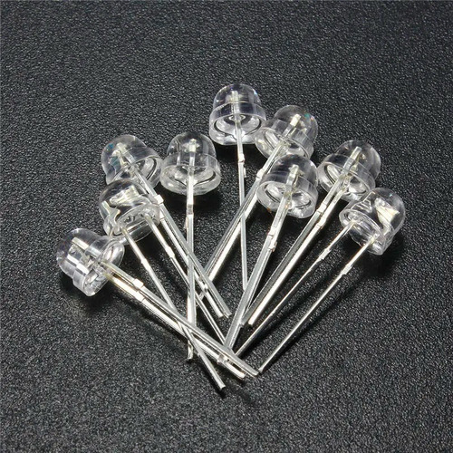 Led Uv Ultravioleta Straw Hat(chapéu) + Resistores - Kit