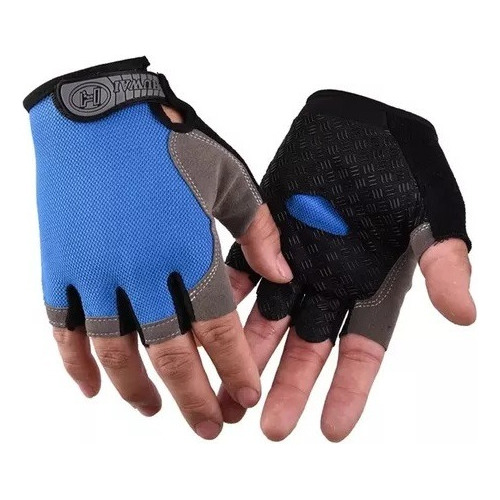 Guantes Para Ciclismo Auto Gimnasio Deportes De Dedo Medio