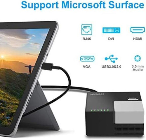 Wavlink Docking Usb 3.0 Para Pc Con 4 Puertos