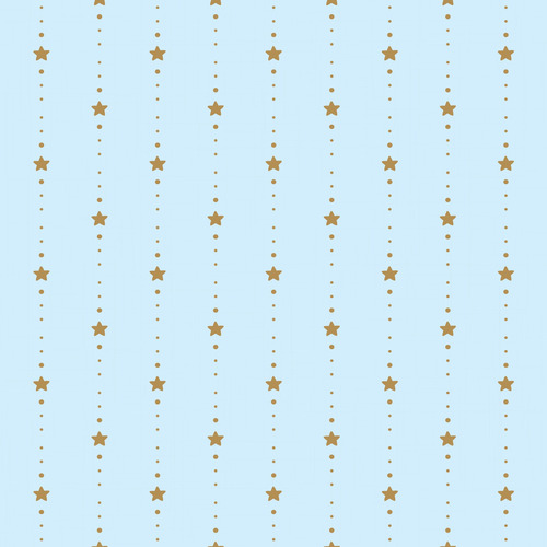 Papel De Parede Infantil Estrelinhas Fundo Azul 57x270cm