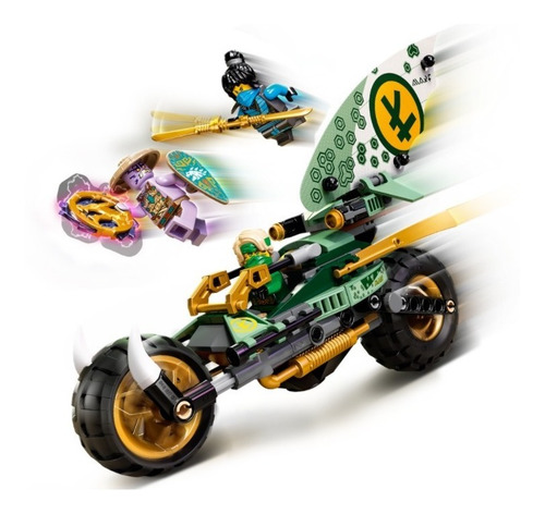 Imagem 5 de 9 de 71745 - Lego Ninjago - Moto Chopper Da Selva De Lloyd