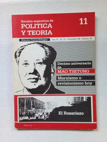 Revista Política Y Teoría #11 - Feb 87 - Ediciones Hoy - U