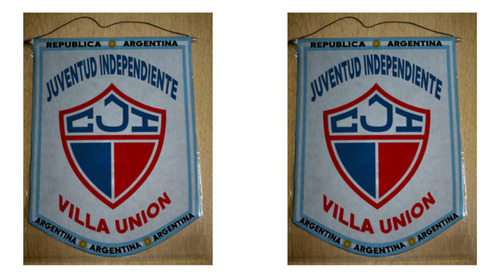 Banderin Grande 40cm Juventud Independiente Villa Union