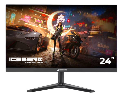 Monitor Gamer Ips Iceberg Destiny X224 Ips 75hz Fullhd 24'' Color Negro 110V/220V