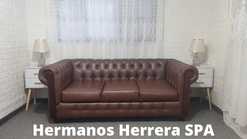 Mueble Chesterfield En Ecocuero (pu)