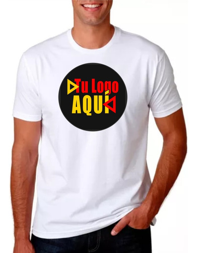 Remera Blanca Sublimada Personalizada Foto Imagen Logo