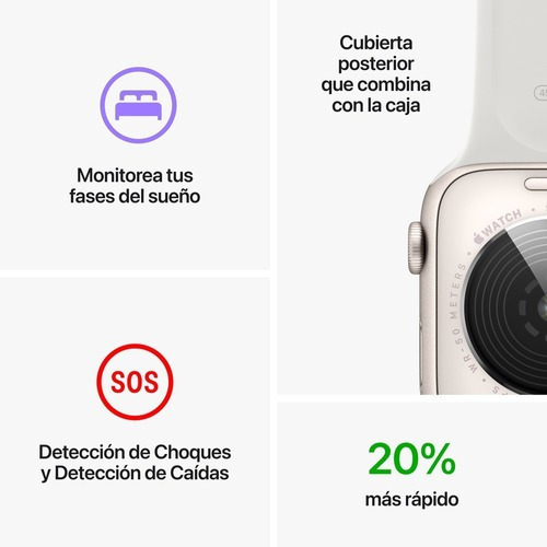 Apple Watch Se (44mm, Gps) Azul Oscuro Azul Oscuro Azul Oscuro - Excelente (Reacondicionado)
