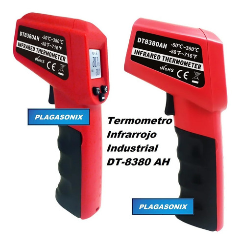 Imagen 4 de 10 de Pistola Termometro Infrarrojo Medidor Temperatura Laser