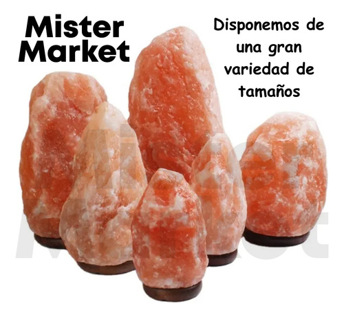 Lampara De Sal Del Himalaya 40 A 50 Kg - 50cm Premium Tm