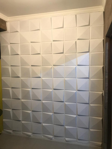 Imagem 7 de 9 de Revestimento De Pvc 3d Parede E Teto Decorado 50cm X 50cm