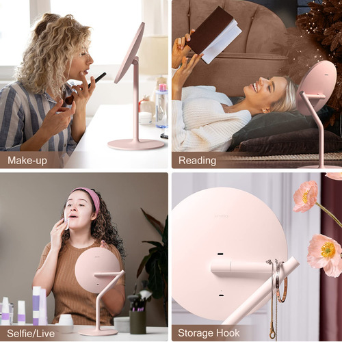 Amiro - Espejo De Maquillaje Profesional Con Iluminación Led