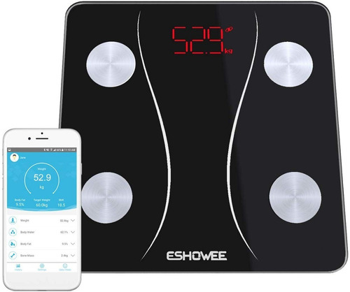 Imagen 2 de 4 de Bascula De Peso Corporal Bluetooth
