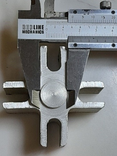 Separador O Espaciador De Aspa Universal En Aluminio.
