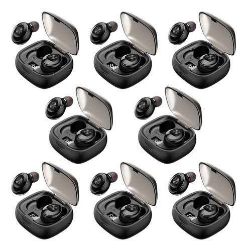 8 Audífonos In-ear Gamer Inalámbricos Xg8 Negro Mayoreo