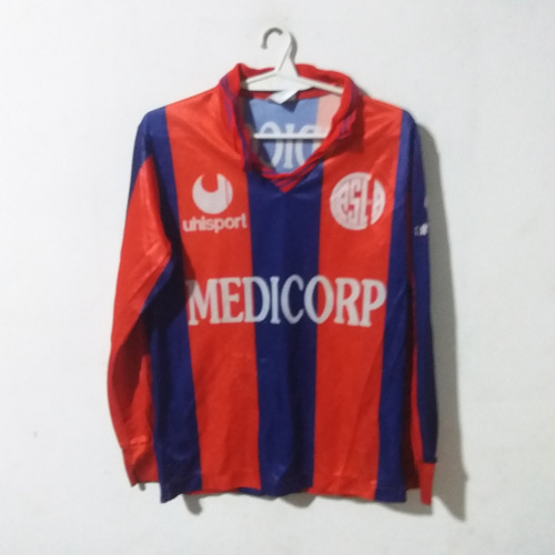 Camiseta De San Lorenzo Uhlsport Medicorp M/larga Talle Niño